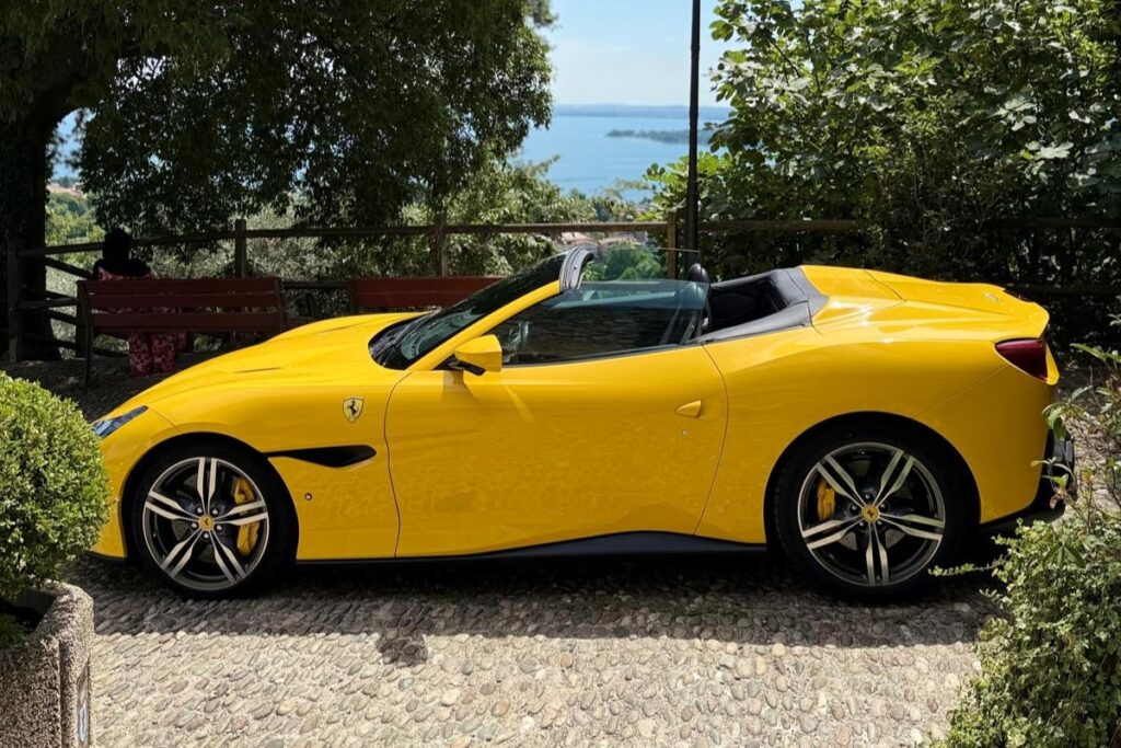 Ferrari Portofino Yellow Side