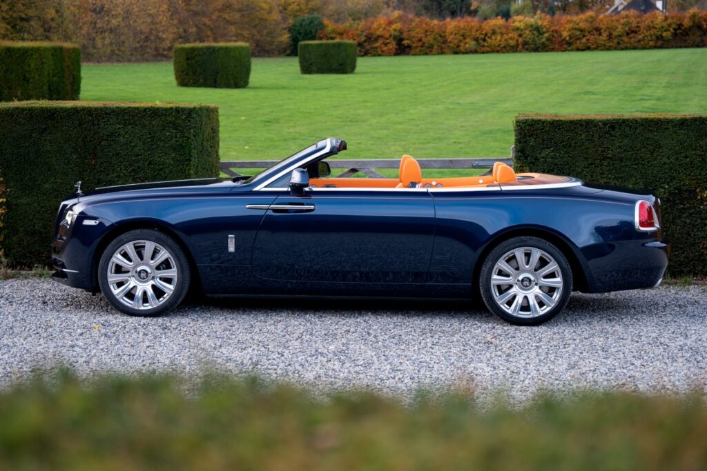 Rolls Royce Dawn Side Blue