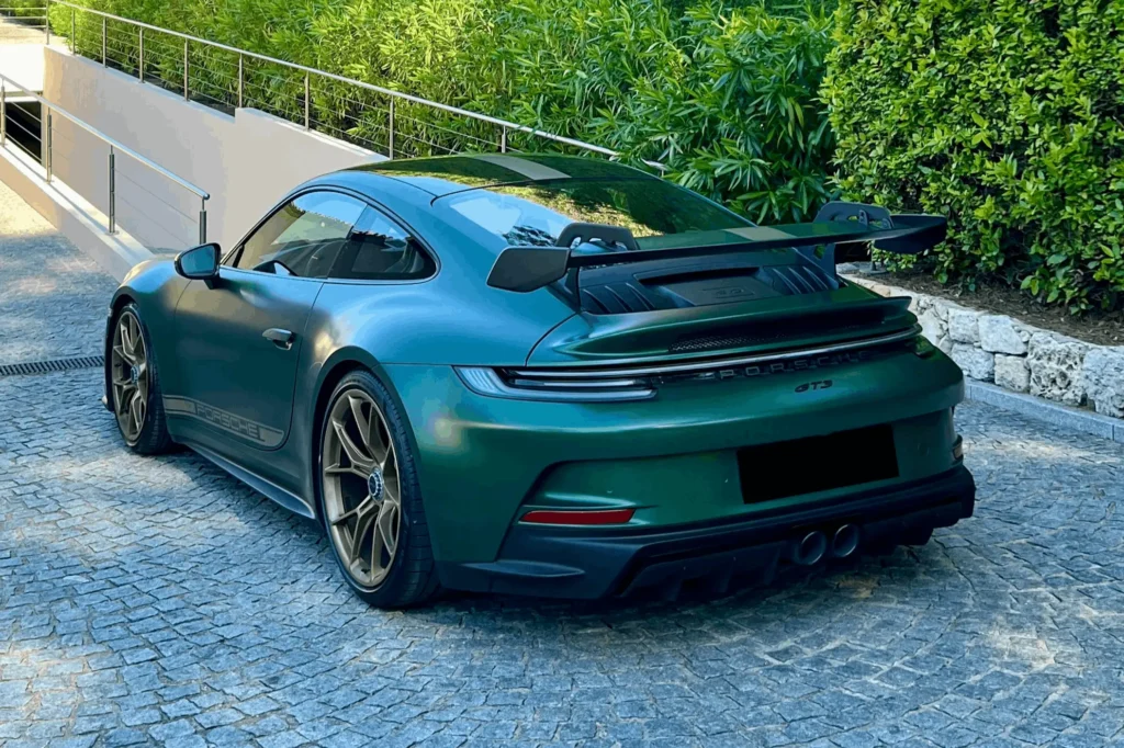 Porsche 911 GT3 Green Rear